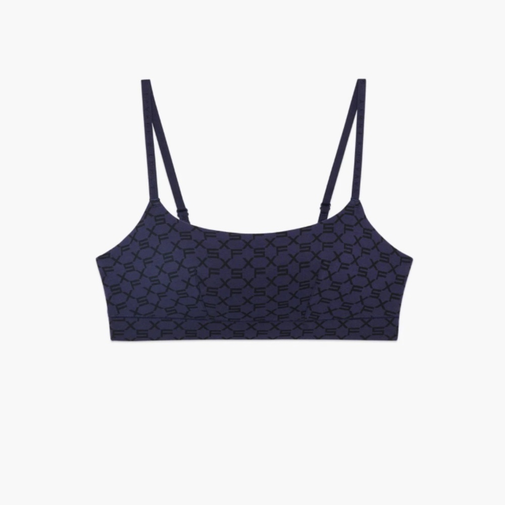 Savage X Fenty Cotton Essentials Scoop-Neck Bralette + Boy Short Panty SET - NWT